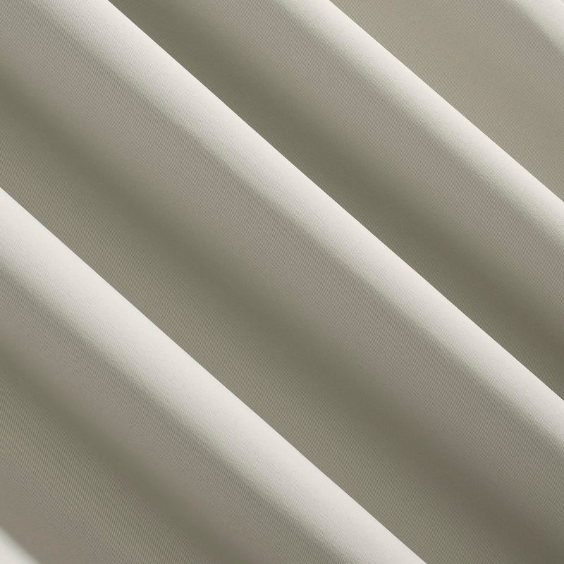 Sun Zero Easton Energy Saving Blackout Tab Top Curtain Panel, 40" x 95", Pearl - Image 3